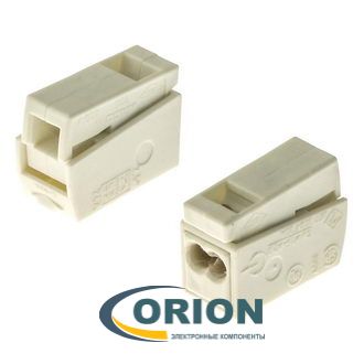 Клеммник нажимной 224-122 с пастой 300V 20A WAGO