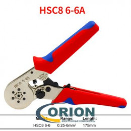 Кримпер для обжима штыревых наконечников 0.25-6 мм2 HSC8 6-6A