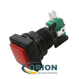 Кнопка GMSI-5B-S NO(NC)+NC(NO) 250V 5A красная