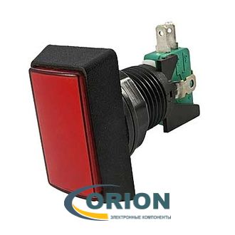 Кнопка GMSI-3B-R NO(NC)+NC(NO) 250V 5A красная
