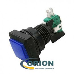 Кнопка GMSI-5B-S NO(NC)+NC(NO) 250V 5A синяя