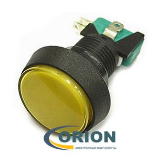 Кнопка GMSI-4B-C NO(NC)+NC(NO) 250V 5A желтая