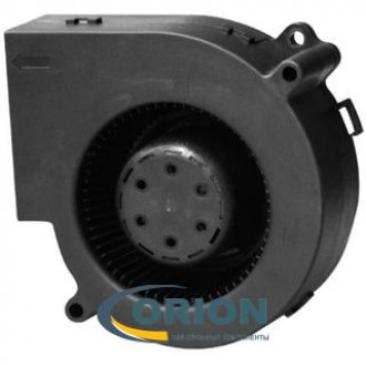 Вентилятор турбинный  97х95x32mm DC 12V 1.6A (подшипник) PF97331B1-B000-S99 с гибким отводом 250мм 2 pin