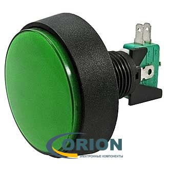 Кнопка GMSI-1B-C NO(NC)+NC(NO) 250V 5A зеленая