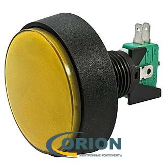 Кнопка GMSI-1B-C NO(NC)+NC(NO) 250V 5A желтая