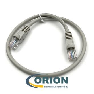 Шнур UTP 4 пары 5E-категории RJ-45  0.5м Premier
