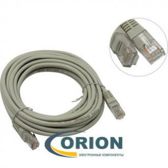 Шнур UTP 4 пары 5E-категории RJ-45  5.0м Premier