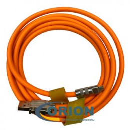 Шнур USB A штекер - USB micro-B(5P) штекер 2.0м (v2.0) резина OD6.0mm