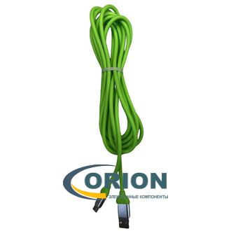 Шнур USB A штекер - USB micro-B(5P) штекер 3.0м (v2.0) резина