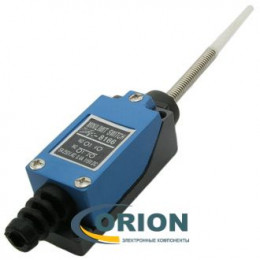 Переключатель, выключатель KZ-8166 (TZ-8166) Al+Zinc (1NO+1NC) 250V 5A с пружинным штоком и наконечником