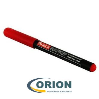 Маркер R-teck красный для печатных плат Connector