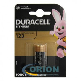 Батарейка CR123A/CR17345 3V Duracell 17х34.5мм
