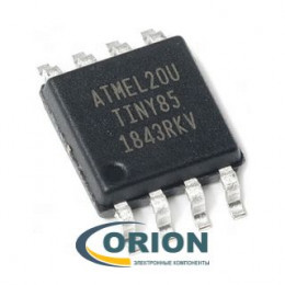Микросхема ATtiny45-20SU SO-8-208 CHINA (Mark: TINY45 20U)