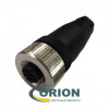 Гнездо M12 5P PG7 IP67 прямое на кабель
