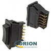 Переключатель, выключатель ASW-01 (ON)-OFF-(ON) 12V 20A (черный)
