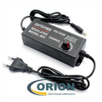 Блок питания регулируемый 3-24V/2A (5.5х2.5) DMD-022C (KLY-2402000) с вольтметром