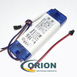Драйвер светодиодный 110/220VAC  54-105VDC/0.6A 18-30x3W QH-60LP в корпусе IP40