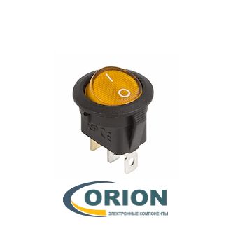 Переключатель, выключатель RWB-106 = SMRS-101N ON-OFF 250V 3A 3 pin (желтый)