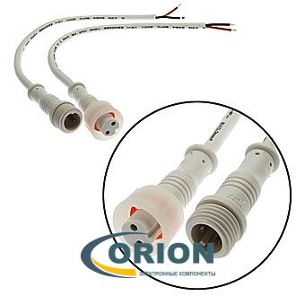2pin BLHK12-2PW D=12мм IP67 белый