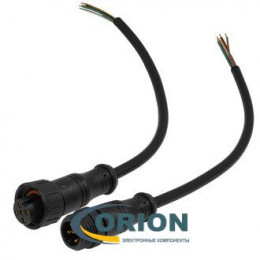 5pin BLHK16-5PB D=16мм IP67 черный