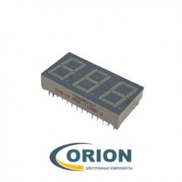 Индикатор цифровой 0.56" (14.2мм) трехразрядный A-563SR-11 (Red) ОА