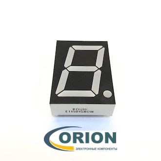Индикатор цифровой 1.5" (38.1мм) одноразрядный E11501-G-B-O-W (Red) ОА