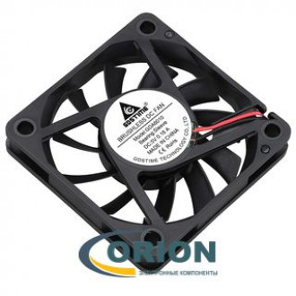 Вентилятор  60х60х10mm DC  5V 0.18A (скольжения) GDSTIME GDA6010 с гибким отводом 260мм 2pin