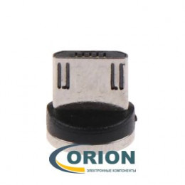 USB micro Штекер на кабель 5pin магнитный