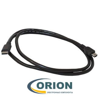 Шнур USB Type-C штекер - USB mini-B(5P) штекер 1.0м (v2.0) RUICHI