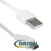 Шнур USB A штекер - USB mini-B(5P) штекер 1.8м (v2.0) RUICHI белый