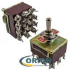 Тумблер KN3(B)-403(A) 4xON-OFF-ON 250V 5A