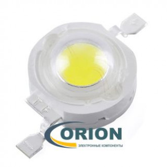 Светодиод без платы Emitter 1W белый (110-120Lm) RUICHI 6500-7000К