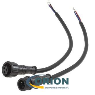 3pin BLHK12-3PB D=12мм IP67 черный