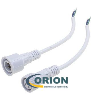 4pin WP L=40 D=21.5мм 4*0.3мм2 IP68 белый