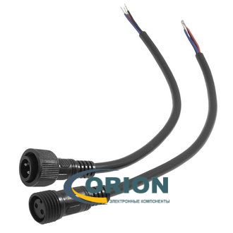 2pin BLHK20-2PB D=20мм IP67 черный