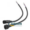 2pin BP L=40 D=13мм 2*0.3мм2 IP68 черный