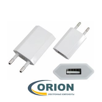 Сетевой адаптер 5V 1000mA c USB REXANT для iPhone/iPad белый