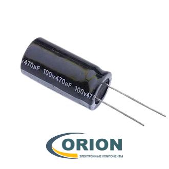 Конденсатор    470uf 100V BURNON (+105C) KL 16х25