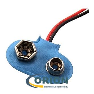 Батарейный отсек BS-E blue для кроны 100мм