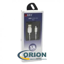 Шнур USB A штекер - USB micro-B(5P) штекер 1.0м (v2.0) 5A SS222 SZX