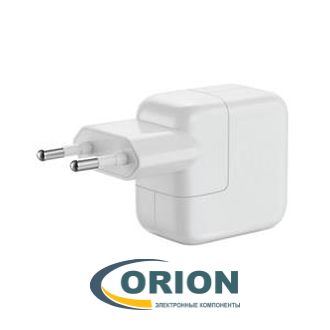 Сетевой адаптер 5V 2400mA с 2 USB 12W + съемный переходник под евророзетку "8" MRM Power