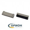 FFC/FPC ZIF-20 Гнездо 20 контакта угловое 0.5мм, крышка-прижим, нижний контакт, SMD/SMT