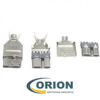 USB 3.0 micro Штекер на кабель без корпуса 10pin