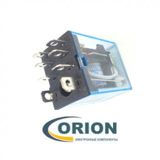 Реле LY2NJ 12VDC 10A 2C OMRON (Mark: HH62P) с индикатором