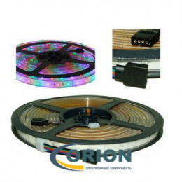 Светодиодная лента герметичная 2835 RGB 60LED/м 8мм IP68 12V 1 метр