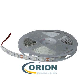 Светодиодная лента 5050 синяя BLUE 60LED/м 8мм IP33 12V 1 метр