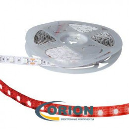 Светодиодная лента 5050 красная RED 60LED/м 8мм IP33 12V 1 метр