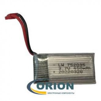Аккумулятор LP752035 3.7V 450mAh схема защиты гибкие выводы