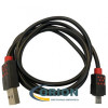 Шнур USB A штекер - USB micro-B(5P) штекер 1.0м (v2.0) резина SH0073-V8 R16
