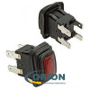 Переключатель, выключатель SB146 IP65 ON-OFF 13x19mm 250V 8A (красный)